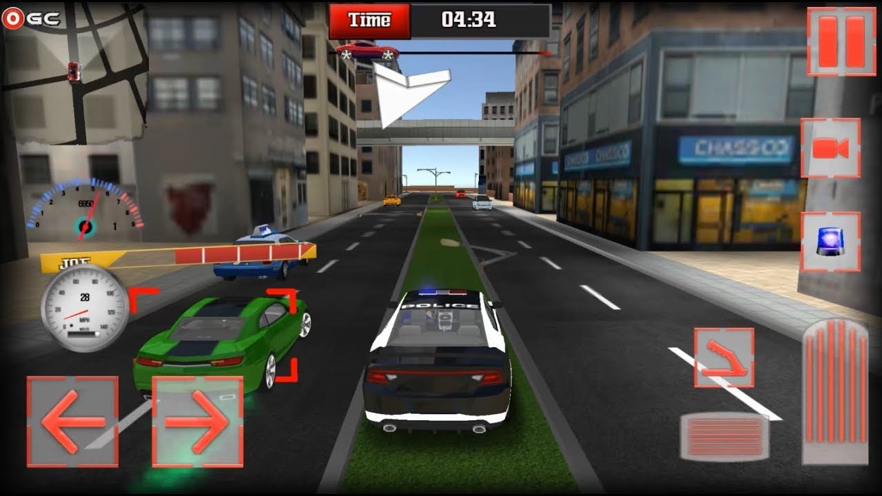City Police Car Robber Chase Driving Simulator 3D / Android Gameplay FHD