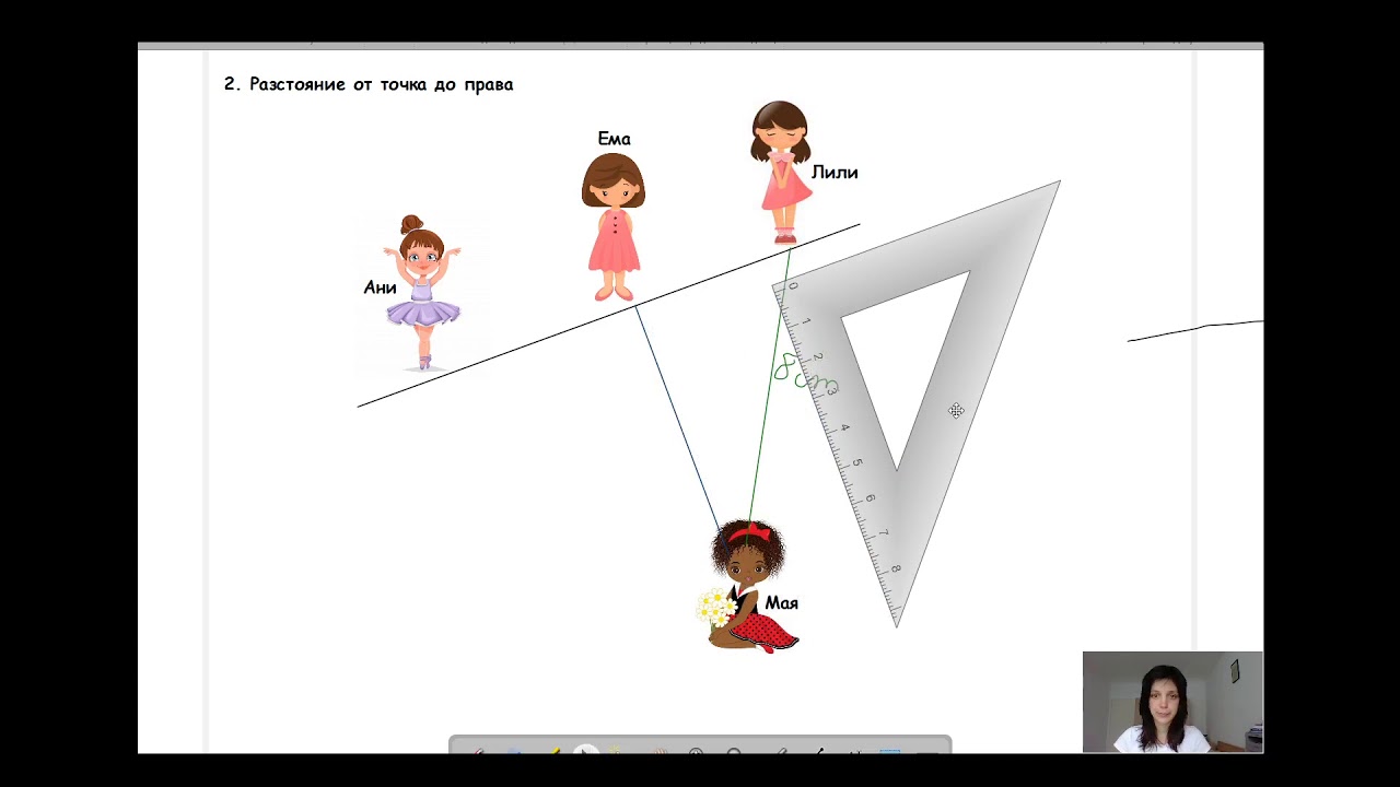 Перпендикулярни прави. Разстояние от точка до права.