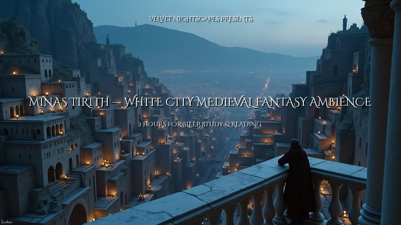 🏙️ Minas Tirith — White City Medieval Fantasy Ambience | 2 Hours for Sleep, Study & Reading