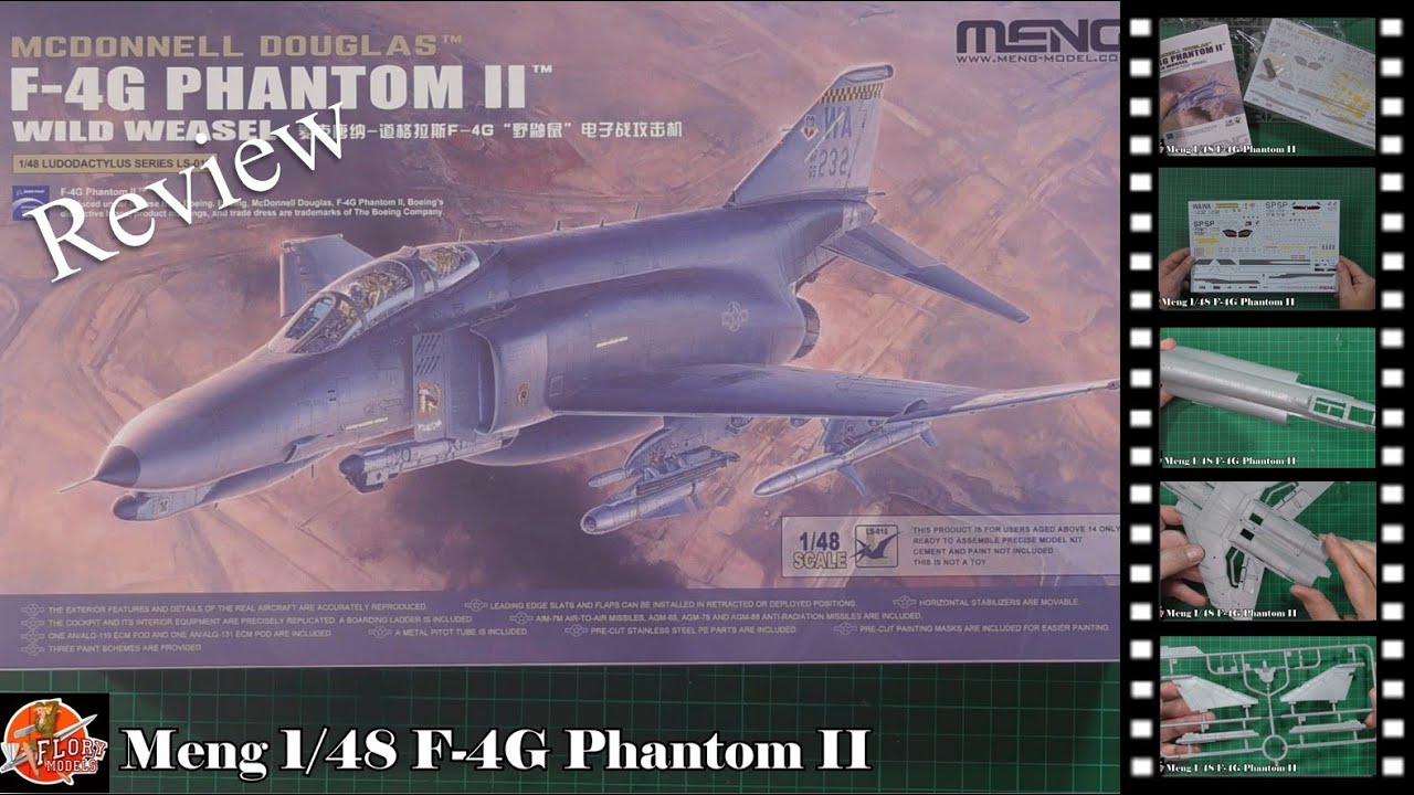 Meng 1/48 F-4G Phantom II Review