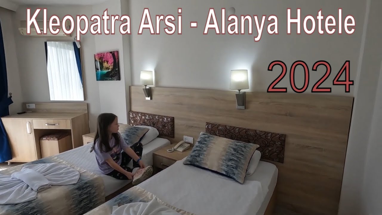 Алания в мае. Kleopatra Arsi Hotel. Заселились и пошли на пляж. Обзор номера и пляжа клеопатра.