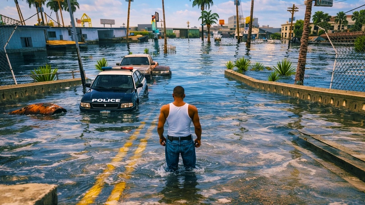 GTA San Andreas is FULL of Dead NPCs After Flood ?😢