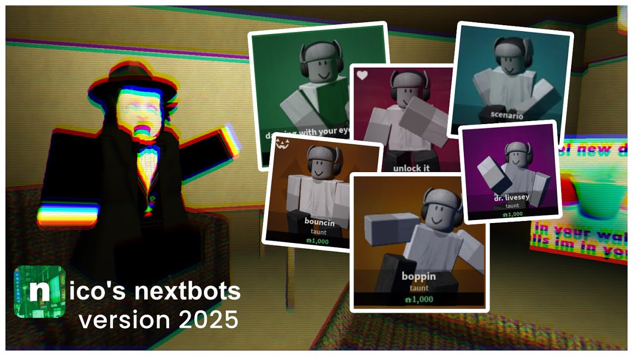 All Nico's Nextbots Emotes | 2025