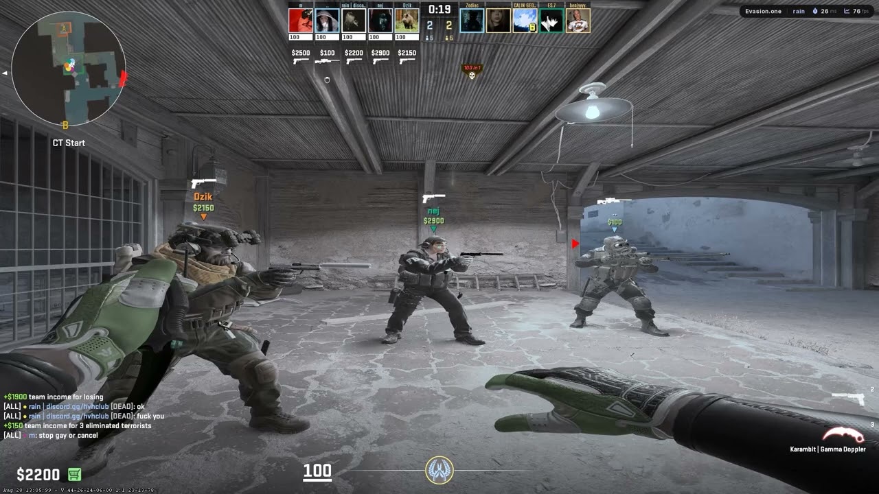 FAKE VACLIVING AN HVH GAME WITH EVASION.ONE 😭🔥