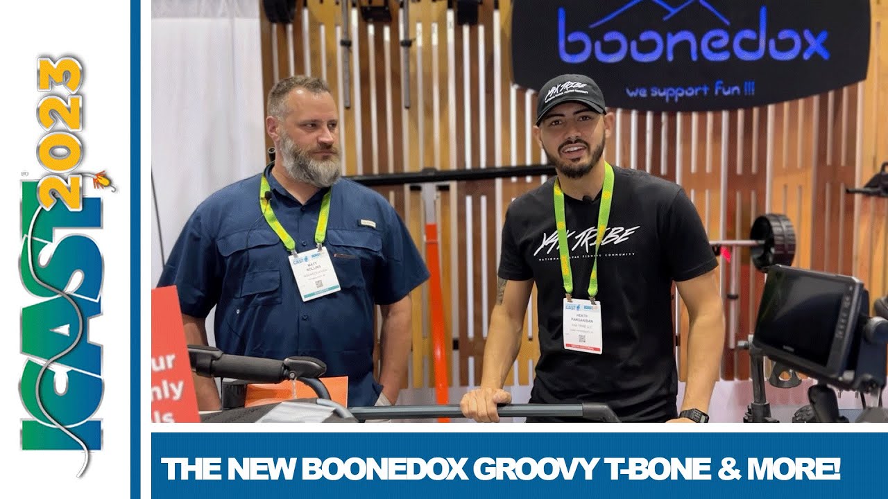 ICAST 2023 - BRAND NEW BooneDox Groovy T-Bone & Accessories | Kayak Truck Bed Extender