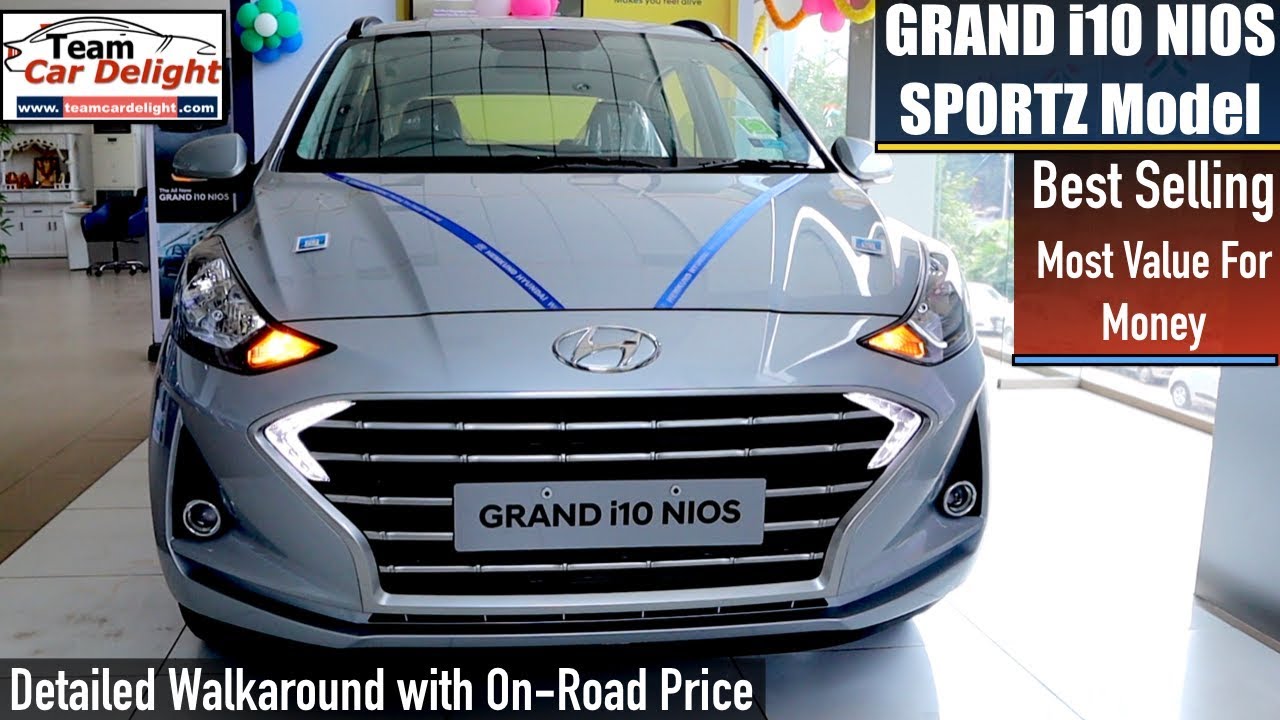 Grand i10 NIOS Sportz Detailed Review with On Road Price,Features,Interior | Grand i10 NIOS Sports