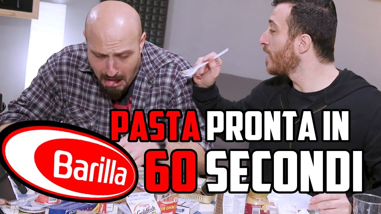 BARILLA E LA PASTA PRONTA IN 60 SECONDI...TEST