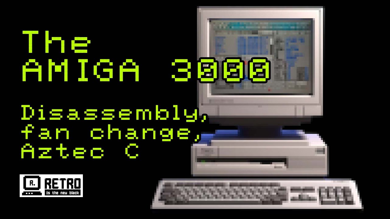 AMIGA 3000 — бесшумный вентилятор и Aztec C = ПОТРЯСАЮЩЕ!