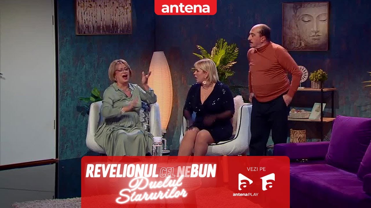 Romică Țociu, Paula Chirilă și Adriana Trandafir, scenetă amuzantă  | Revelionul cel neBUN🥳🎊