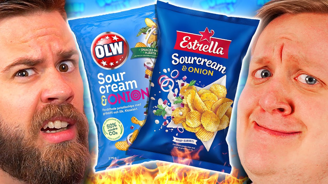 Vad är BÄSTA Sourcream & Onion Chipset?