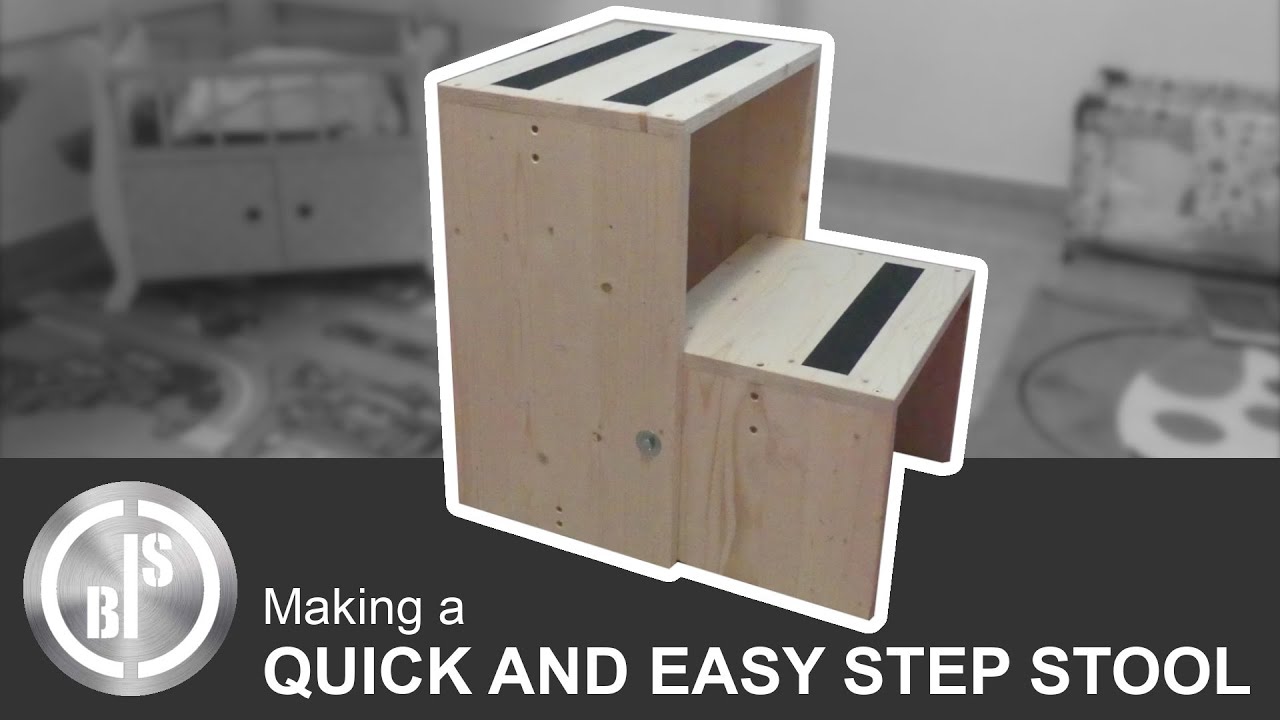 MY WIFE'S CHALLENGE | Making a quick and easy, collapsible Step Stool