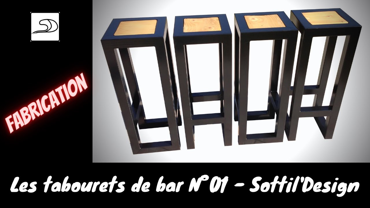 🛠️Suivez la fabrication des tabourets de bar qui accompagneront le bar de la prochaine vidéo👨‍🏭