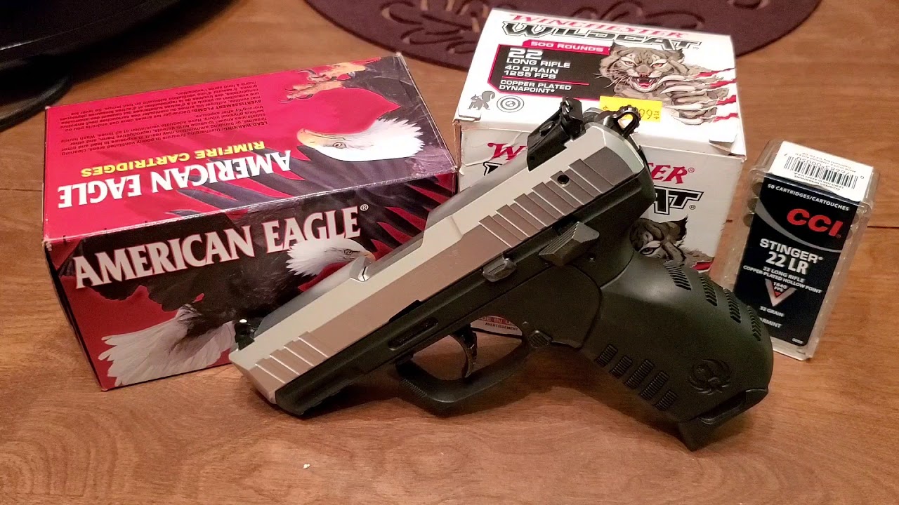 Ruger SR22 ammo selection