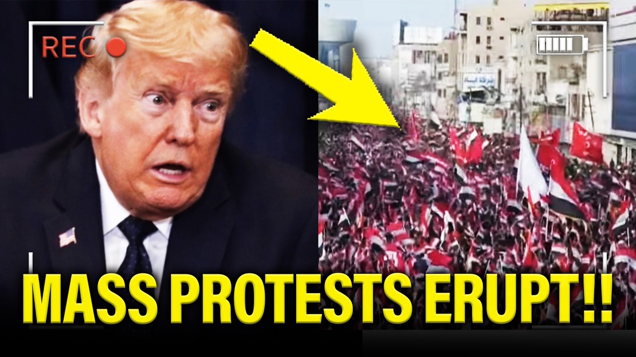 Trump PANICS as MILLIONS PROTEST WAR in MIDDLE EAST!!!