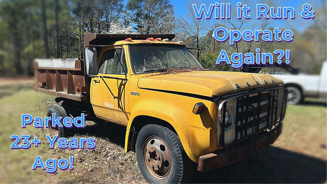 Will it Run?! FORGOTTEN Dodge D600! 23+ Years Sitting