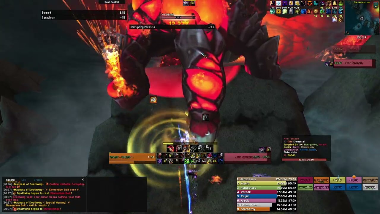 Dragon Soul Madness of Deathwing 10 man heroic feral dps