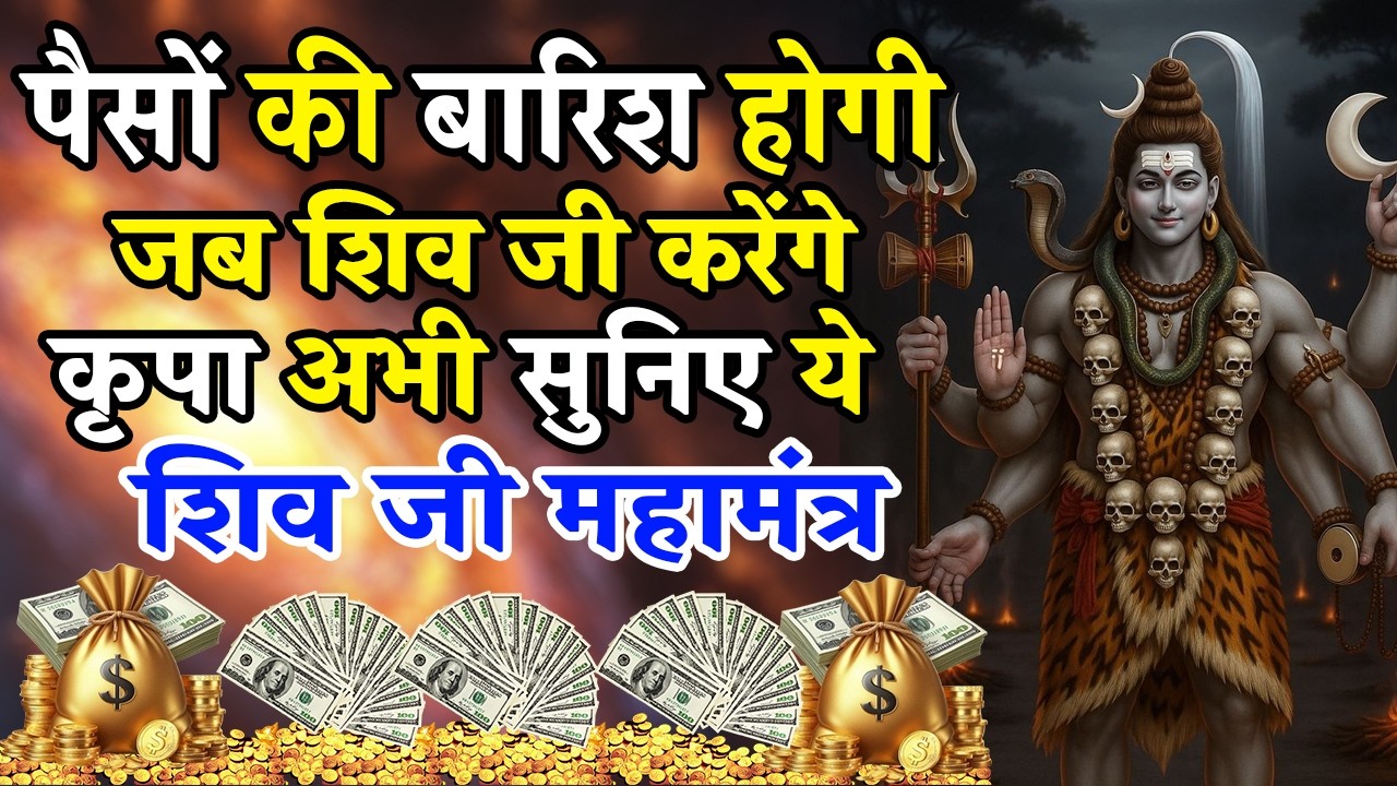 महाशिवरात्रि पर सुनें भोलेनाथ का ये मंत्र — दूर होगी धन की कमी | #महाशिवरात्रि #शिवरात्रि #भोलेनाथ