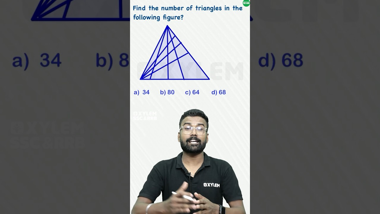 Triangle counting #reasoning #ssc #rrb #xylemsscrrb #tipsandtricks #xylem #rrb
