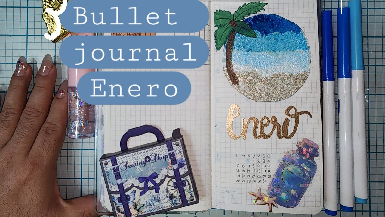 Bullet journal Enero 2026🏝️🏖️🌊