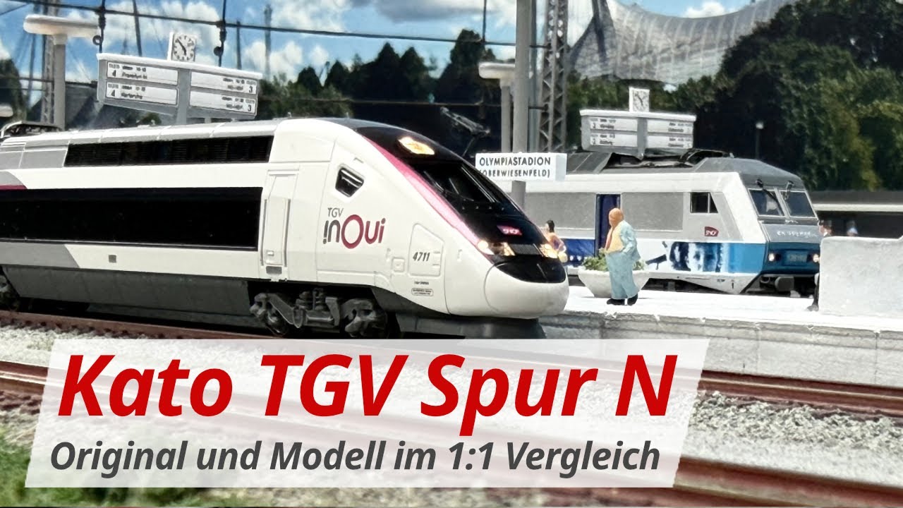 Kato TGV Euroduplex inOui: Die Wahrheit &uuml;ber das Spur N Modell! [Realit&auml;ts-Check]