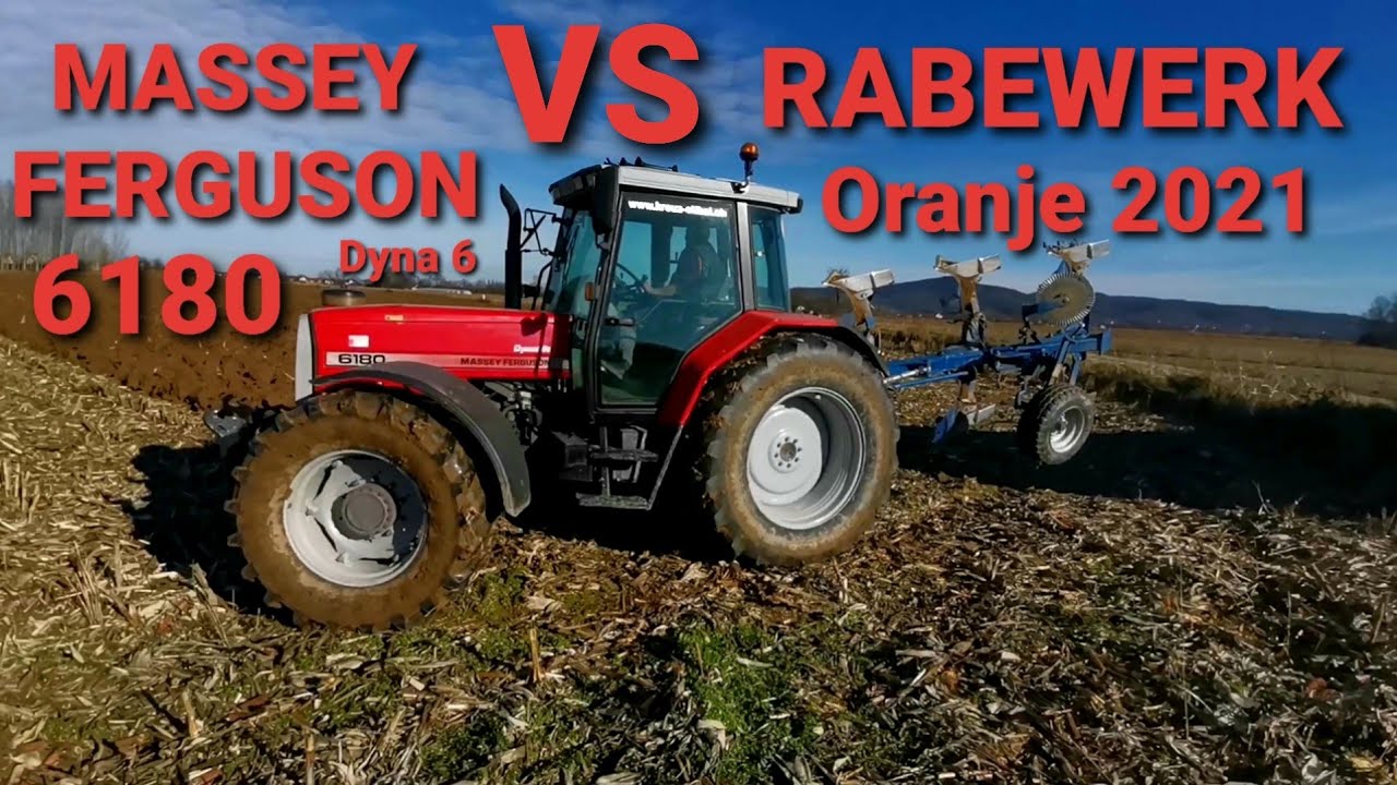 Oranje 2021 | Oranje Teske Zemlje Massey Ferguson 6180 | ploegen 2021 | DJI Mini 2