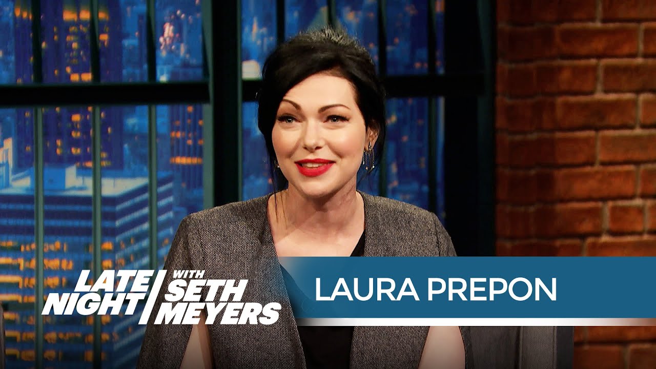 Laura Prepon Talks Orange Is the New Black Season 3 - Late Night with Seth Meyers