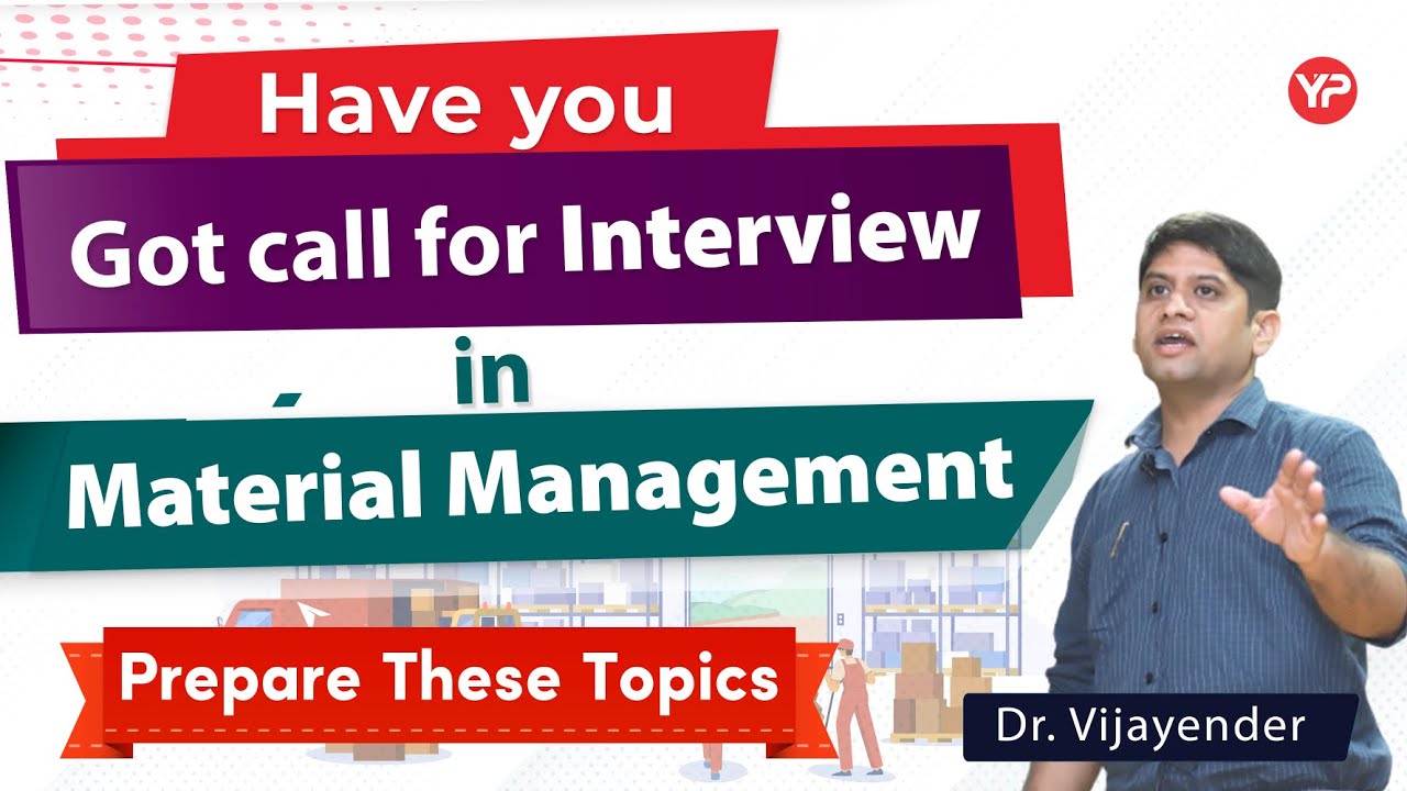 Most important interview questions for Material Management | Prepare Interviews with YourPedia