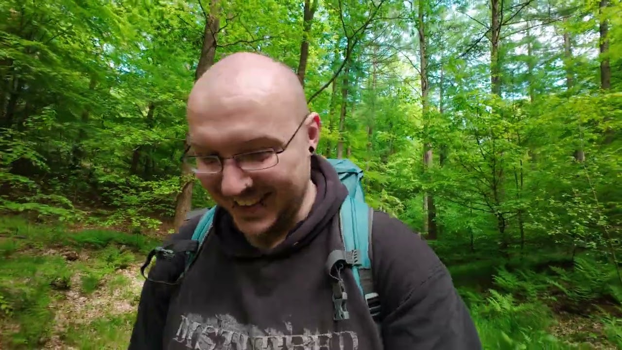 Hält die handgenähte Naht?? Gearcheck Wanderung durch den Wald.