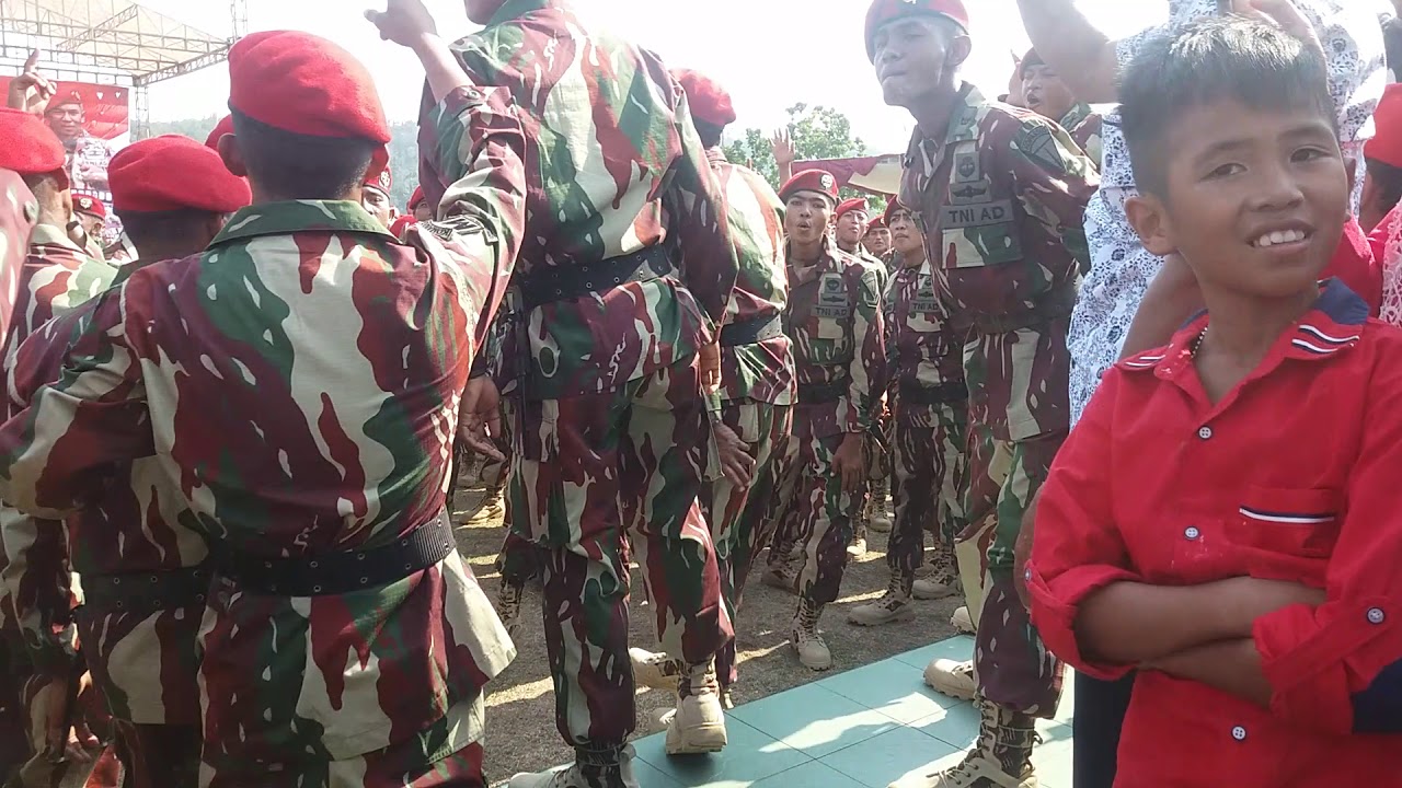 Pembaretan Komando 102,Cilacap 2018.Putra Tenggarong bisa juga...