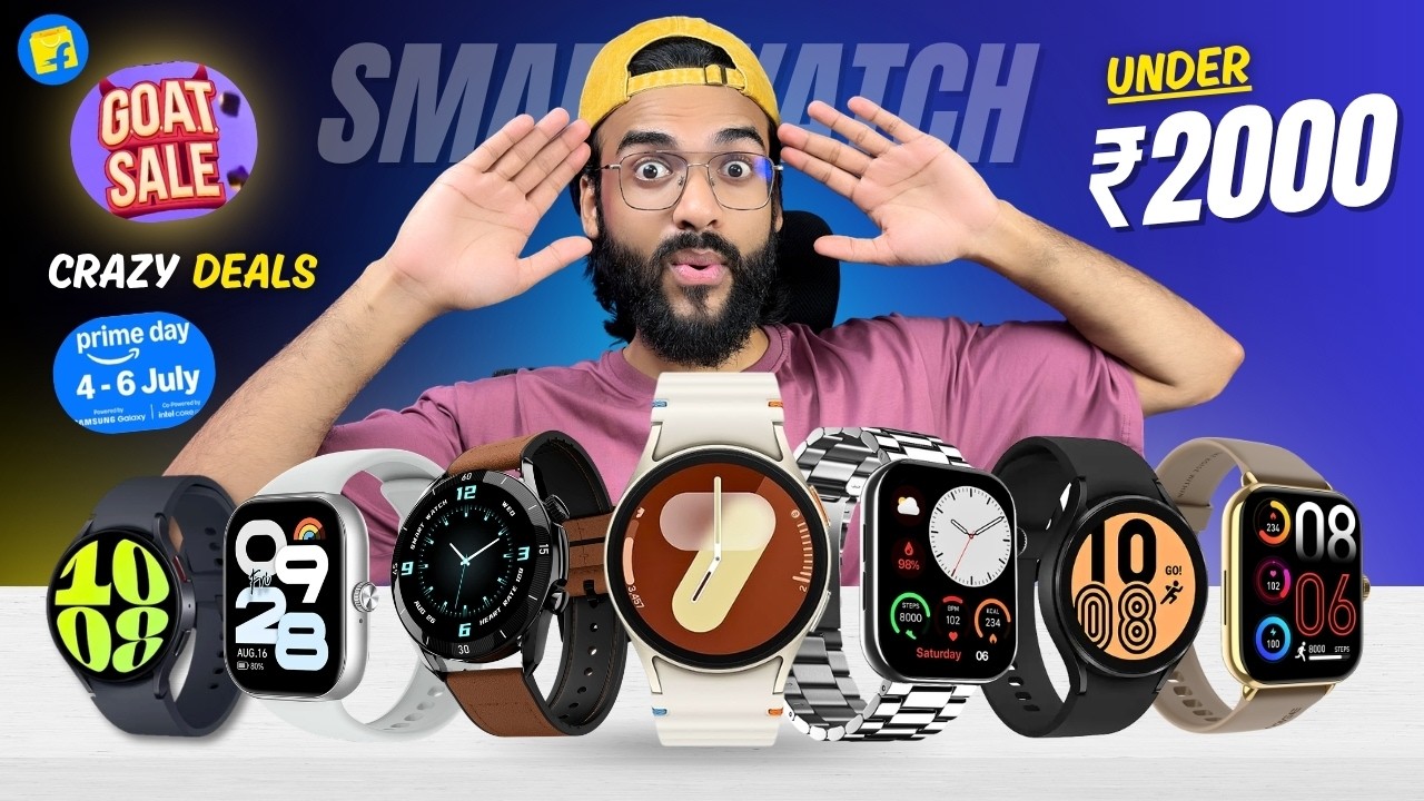Don't Buy Trash⚡️Best Smartwatch Under 2000 on Flipkart GOAT Sale 2026⚡️Crazy Deals on Smartwatches.