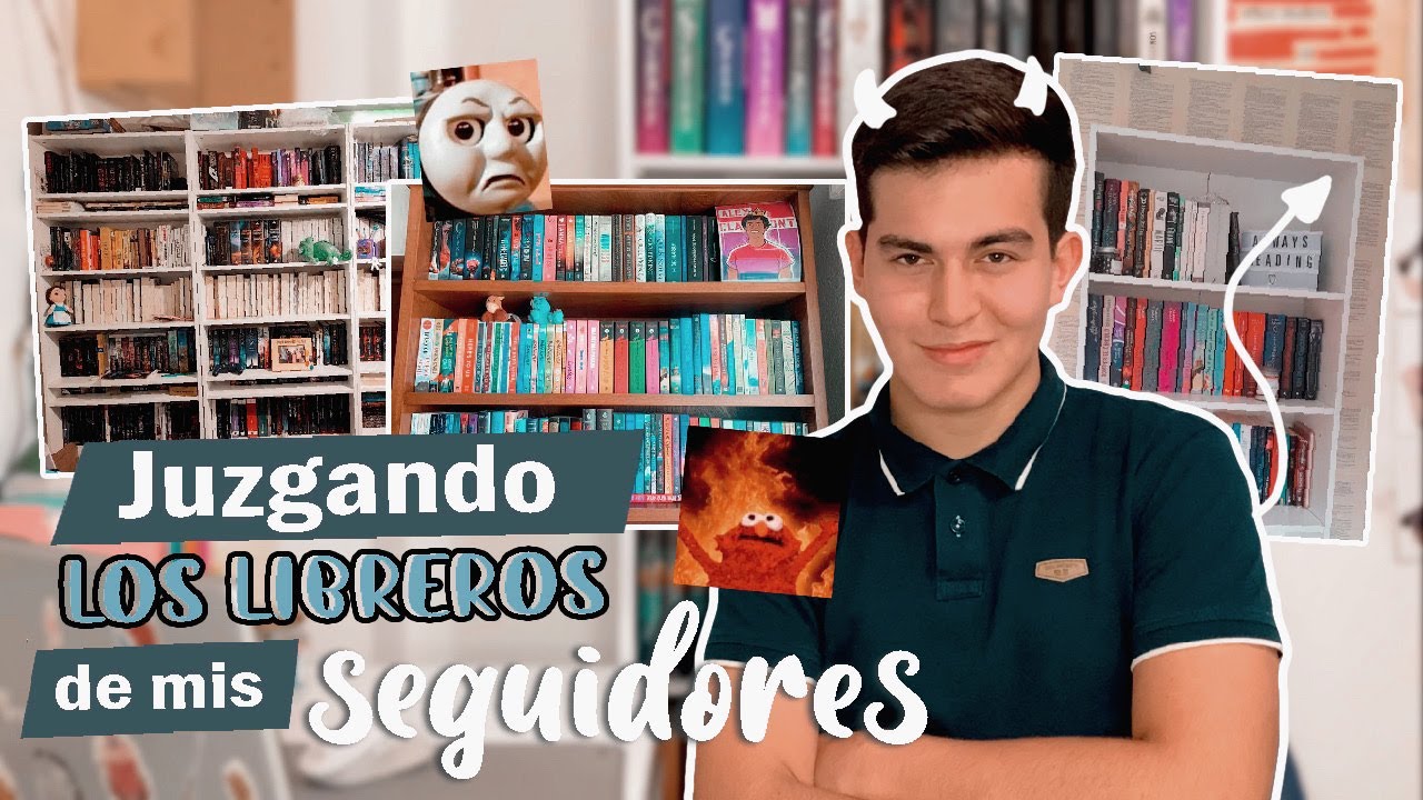 JUZGANDO los libreros de mis seguidores 😈 *lo cancelan* | Sans Reyes