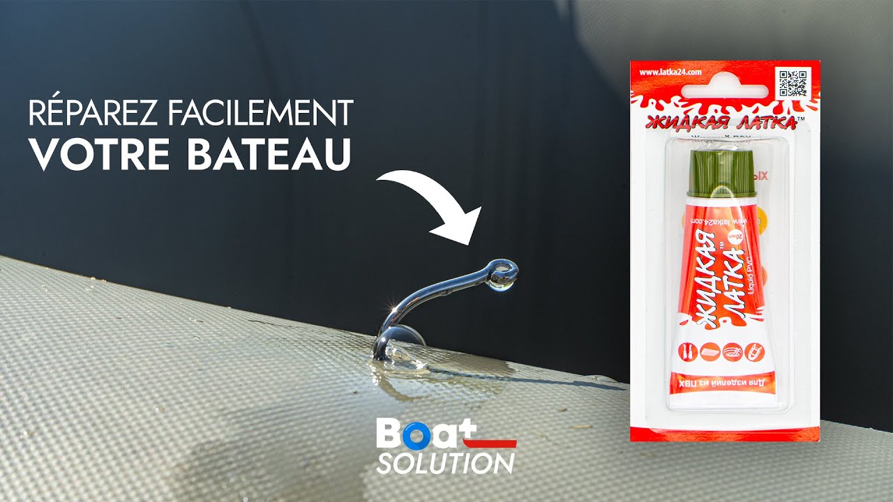 Réparer FACILEMENT une fuite sur son Bateau Pneumatique