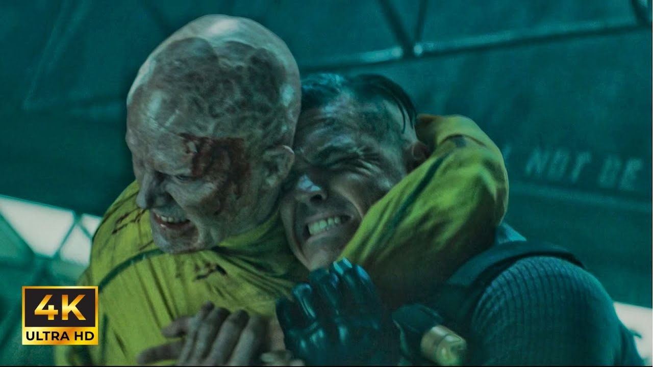 Deadpool vs Cable - Prison Fight Scene [4K] HDR | Deadpool 2 (2018)