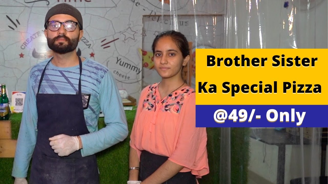 Brother Sister Ka Special Pizza @49 ₹ only | Jalandhar Food  | Indian Zayka | 2021