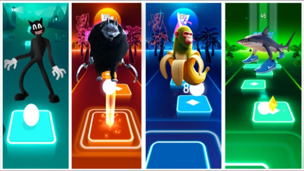 Cartoon Cat 🆚 Wolfo 🆚 Chimpanzini Bananini 🆚 Tralalero tralala / Who is Best?