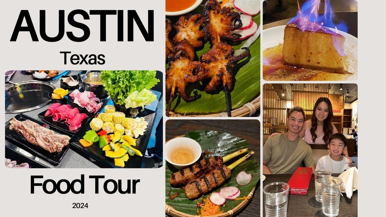 Food TOUR in AUSTIN TX | DELICIOUS ASIAN FOODS Travel Guide and Family Vlog