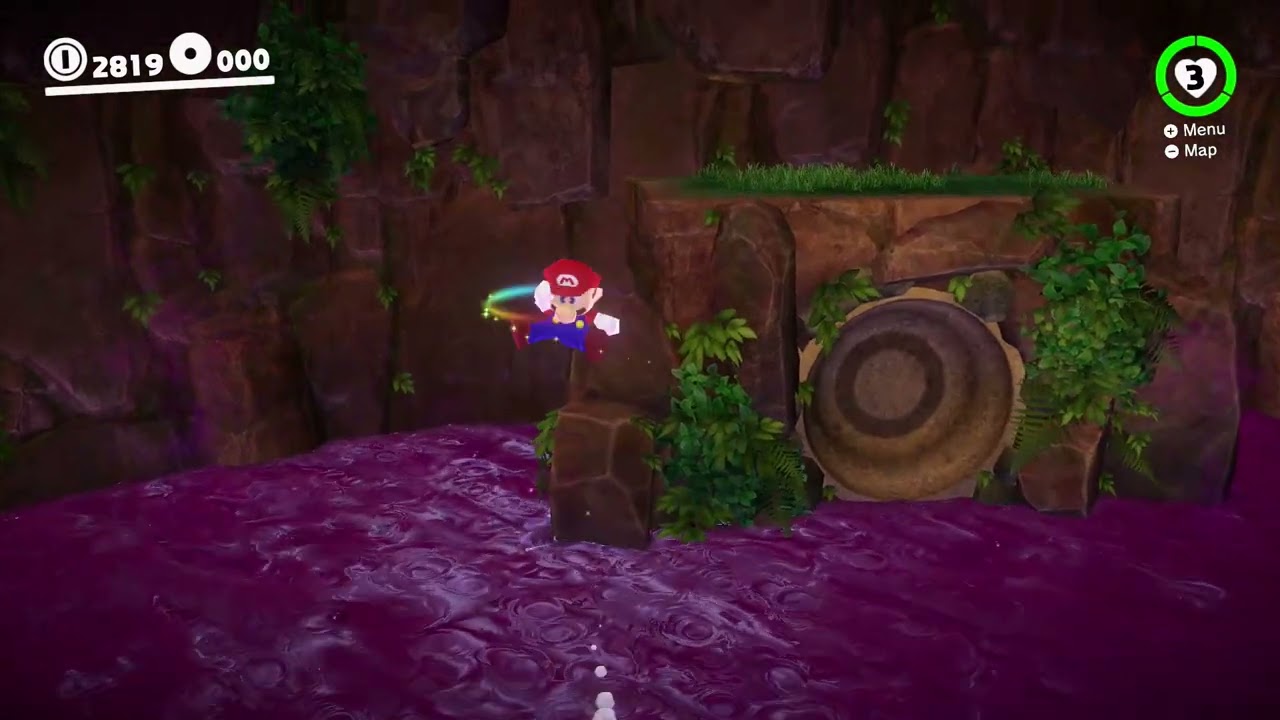 Mario Cascade poison jump