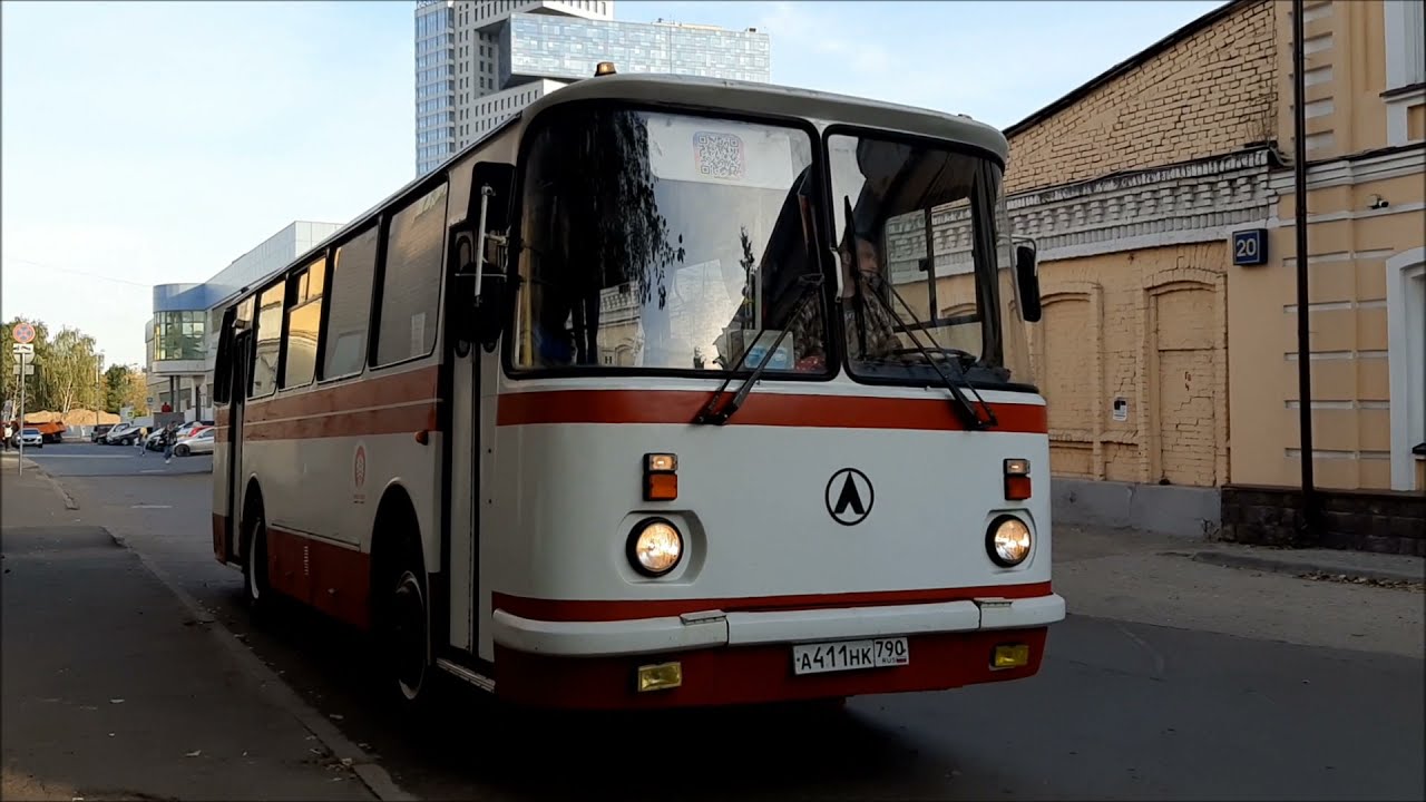 Москва, поездка в ретро автобусе ЛАЗ-695Т. 18 сентября 2021 год