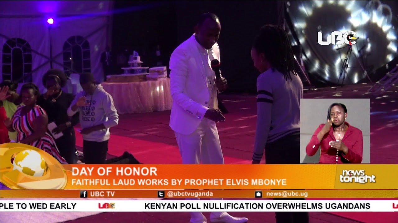PROPHET ELVIS MBONYE HONORED