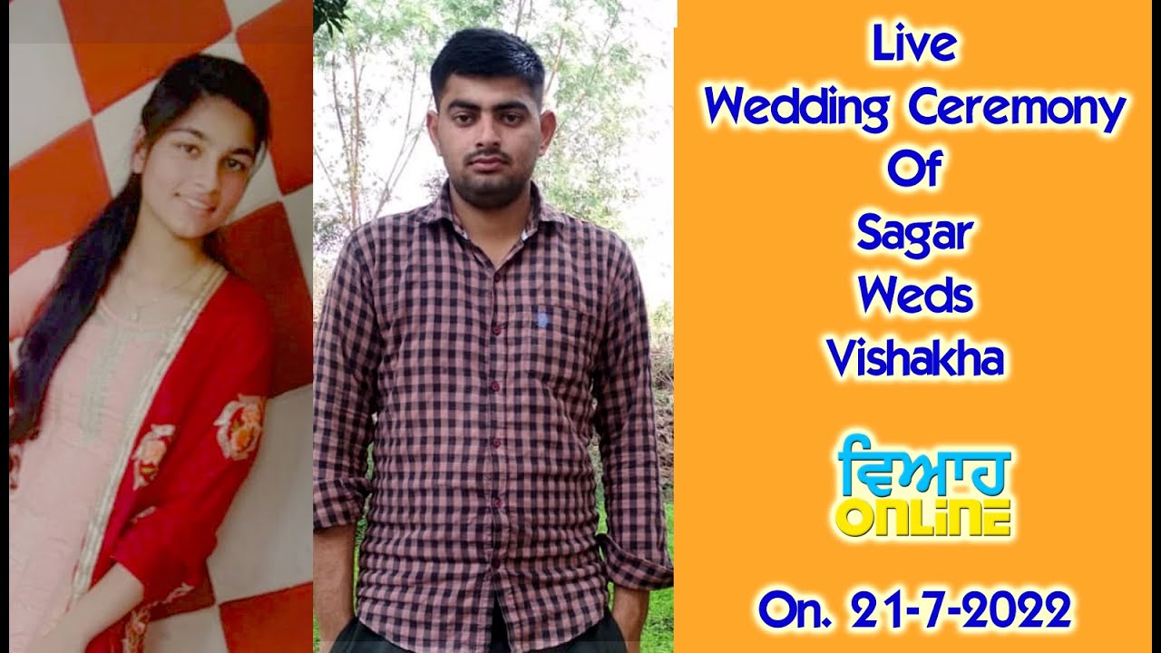 Sagar & Vishakha Live Wedding { Bhawani Studio M. 8894480901} Viah Online Mob. 9815111657