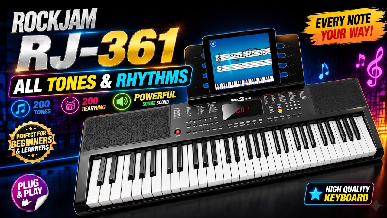 RockJam RJ 361 | rockjam rj 361 piano review