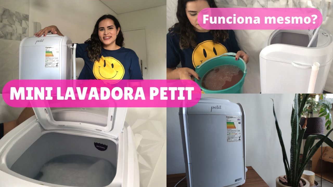 MINI LAVADORA PETIT de 1,2kg | Funciona mesmo?