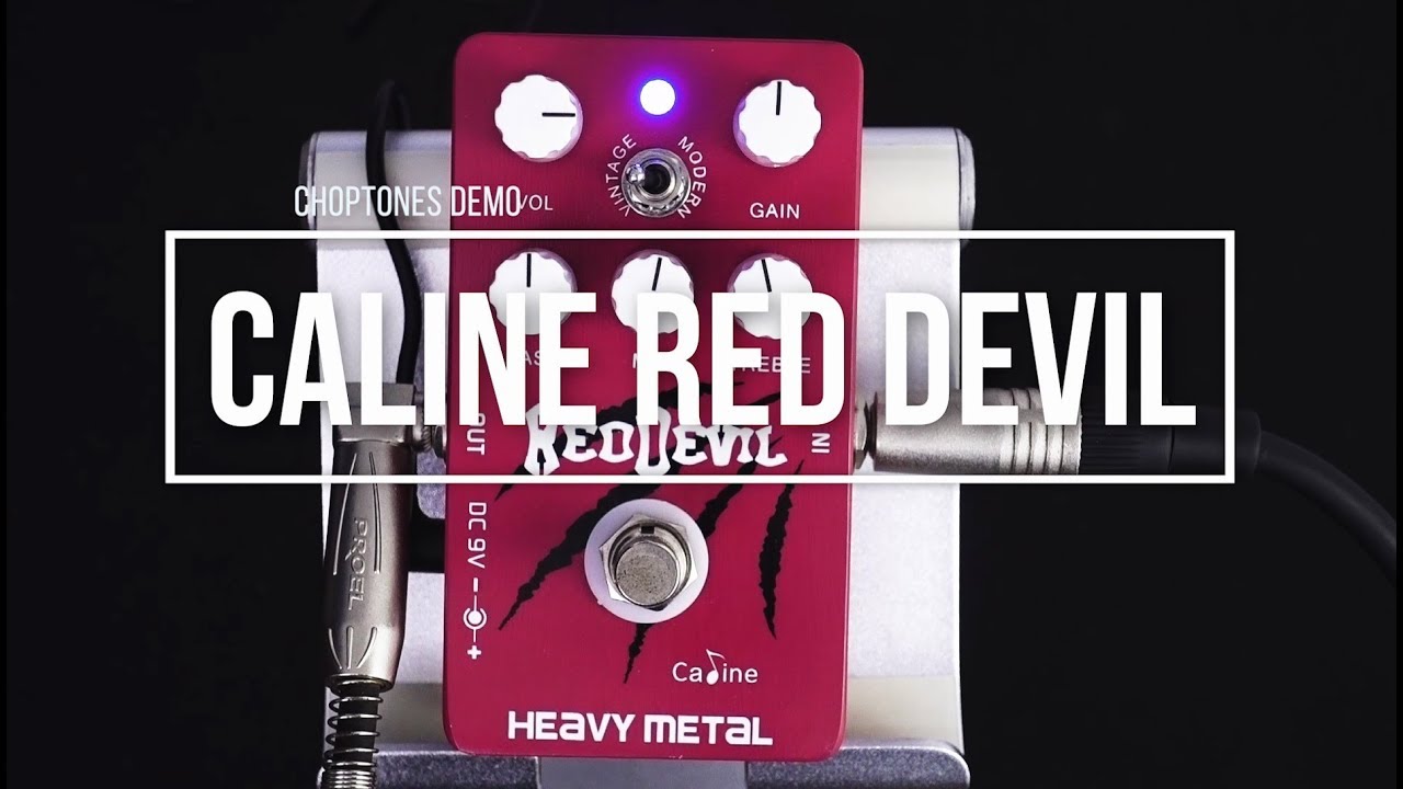 Caline Pedals | CP-30 Red Devil | Playthrough (Heavy Metal Distortion)
