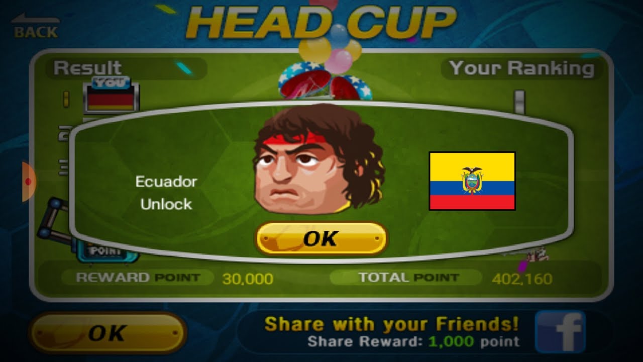 How to unlock Ecuador in Head Soccer