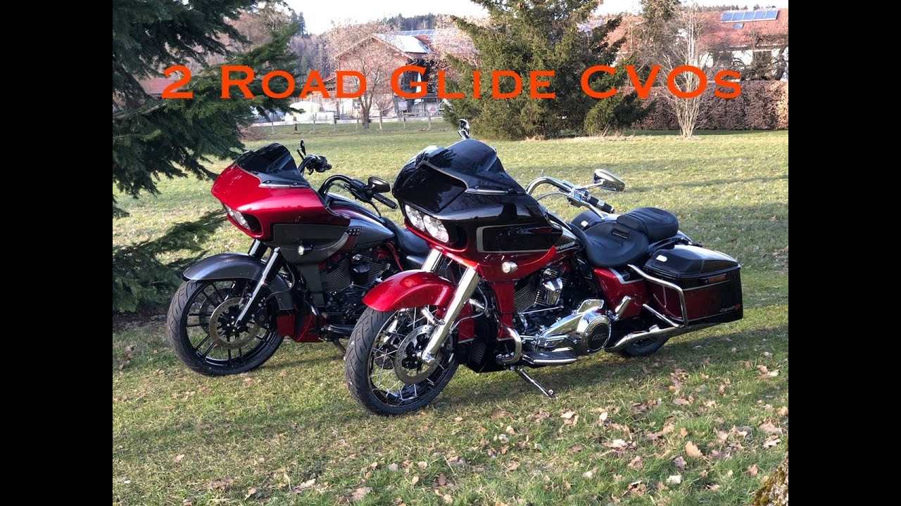 2021 Road Glide CVO with 2019 Road Glide CVO