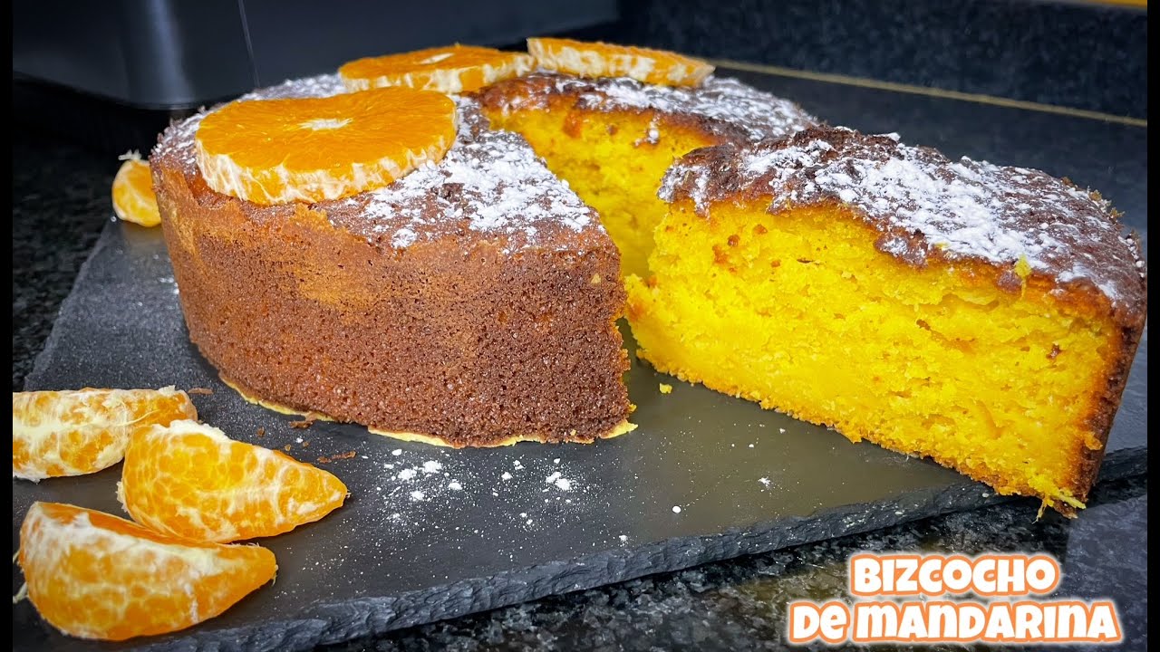 BIZCOCHO DE MANDARINA en Freidora de Aire