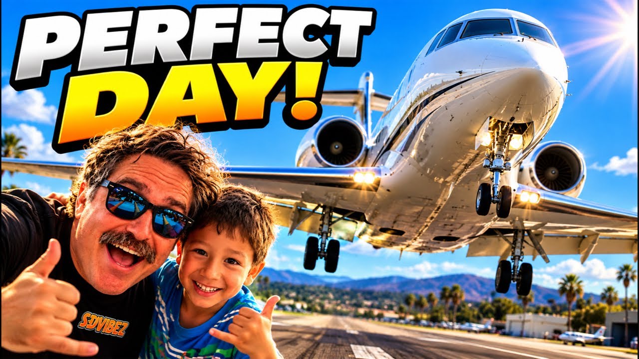 ✈️ ИДЕАЛЬНАЯ летная погода! ☀️ ПРЯМАЯ ТРАНСЛЯЦИЯ: споттинг в аэропорту Паломар