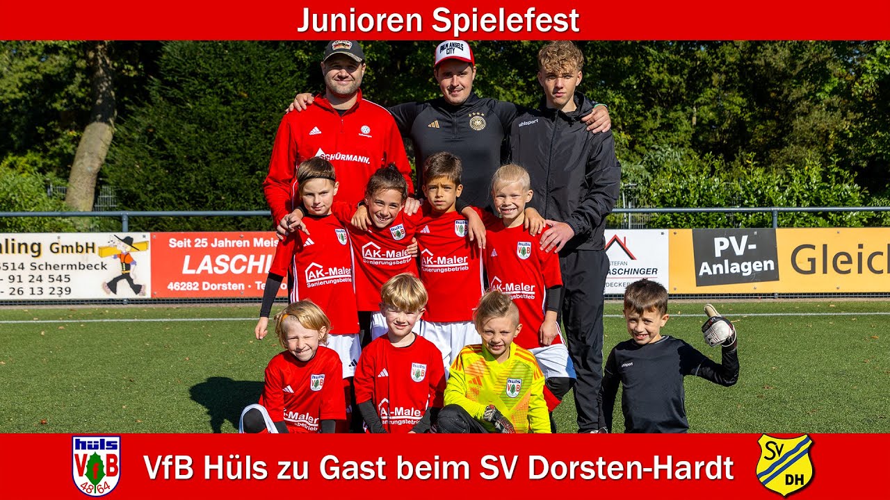 VfB Hüls F-Jugend beim Spielefest des SV Dorsten-Hardt
