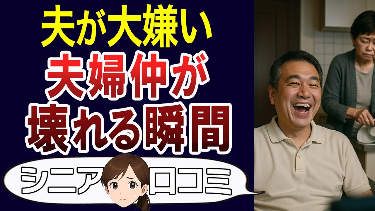 【夫婦関係】夫が嫌いな妻の本音。熟年離婚秒読みな口コミ30個ご紹介＜老後・シニアライフ＞