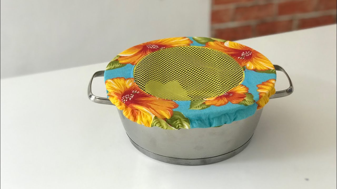 Tampa  ecológica de tecido para panela